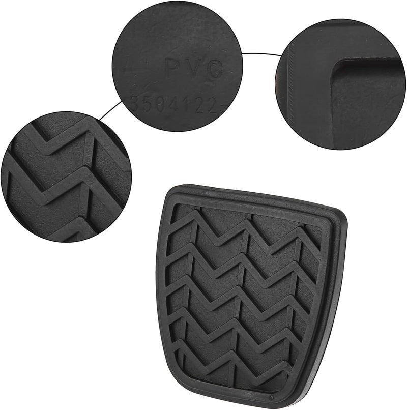 ACROPIX Anti-Slip Clutch Brake Pedal Cover Car Pedal Cover Fit for Toyota Camry - Pack of 1 Black - Image 3
