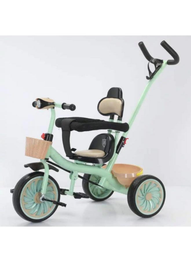 Mini stroller, 2*1 wheel, footrest, wheel pedal ,Umbrellas for protection from the sun,The headlight is shining and playing different music ,Sat in front and behind,Rear shield for control by parents,Padded chair and back
