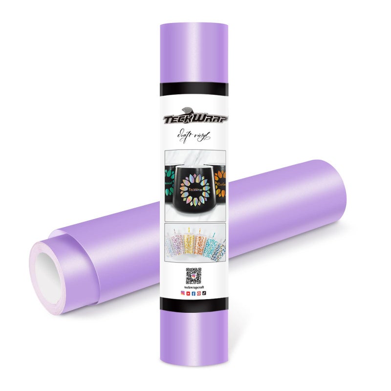 TECKWRAP Permanent Adhesive Vinyl 12 x 10ft Matte Lavender Purple