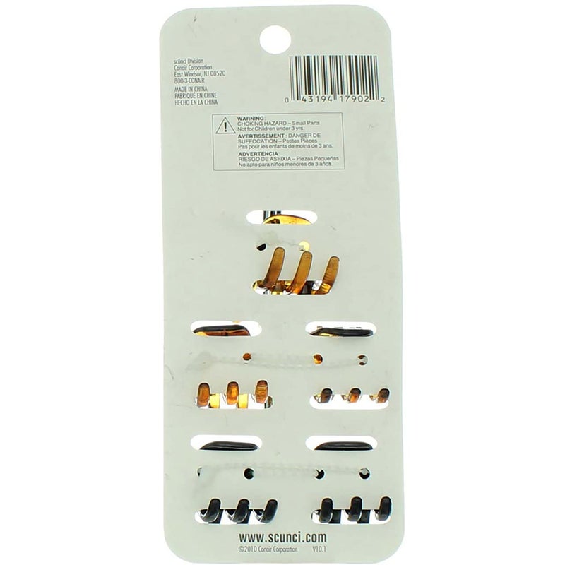Scunci No-Slip Grip Mini Jaw Clips, 5 Count (Pack of 1) - Image 4