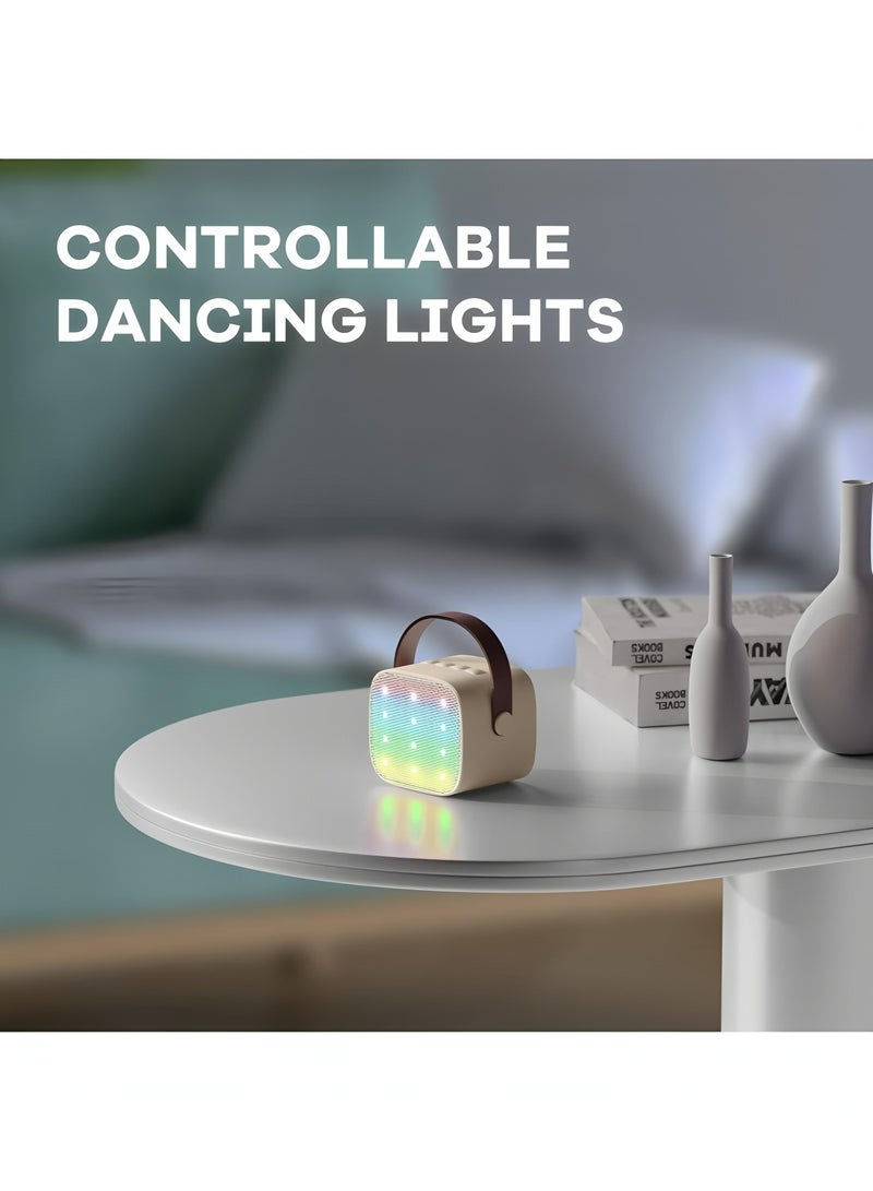 فليفيو جهاز كاريوكي صغير للأطفال، مكبر صوت بلوتوث محمول مع 2 ميكروفون لاسلكي للبالغين مع أضواء LED، هدايا كاريوكي للفتيات والأولاد لحفلات أعياد الميلاد المنزلية - Image 2