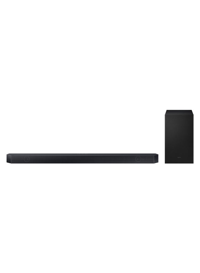 Samsung Q-Series Soundbar HW-Q600H 3.1.2ch Subwoofer, Wireless Dolby Atmos, Q-Symphony, Adaptive Sound, Wireless TV connection, HW-Q600H/ZN (2026 - UAE Version) HW-Q600H/ZN black - Image 1