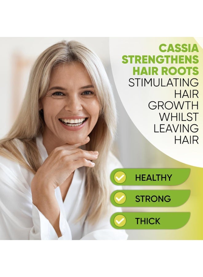 Davis Finest Organic Cassia Obovata Powder 250g Neutral Henna Blonde Hair Dye Deep Conditioner Strengthening Hair Mask - Image 3