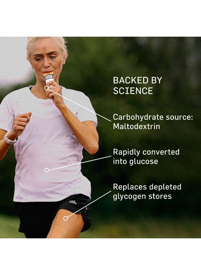 SIS GO Isotonic Energy Gels | 22g Carbohydrates | Low Sugar | Easily Digestible | Gluten Free | No Water Needed | Running Gels | Blackcurrant Flavour | 30 Pack - Image 4