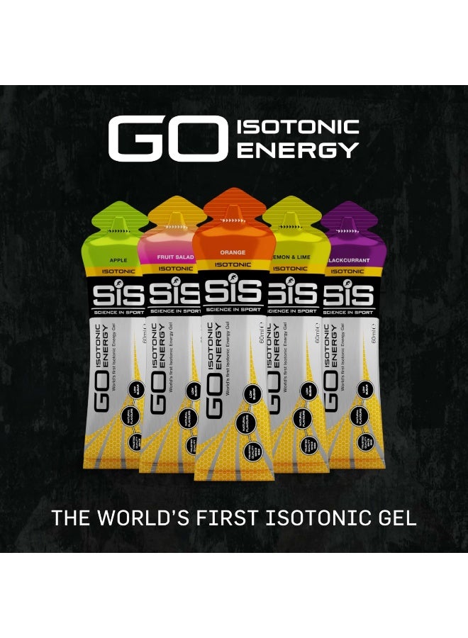 SIS GO Isotonic Energy Gels | 22g Carbohydrates | Low Sugar | Easily Digestible | Gluten Free | No Water Needed | Running Gels | Blackcurrant Flavour | 30 Pack - Image 5