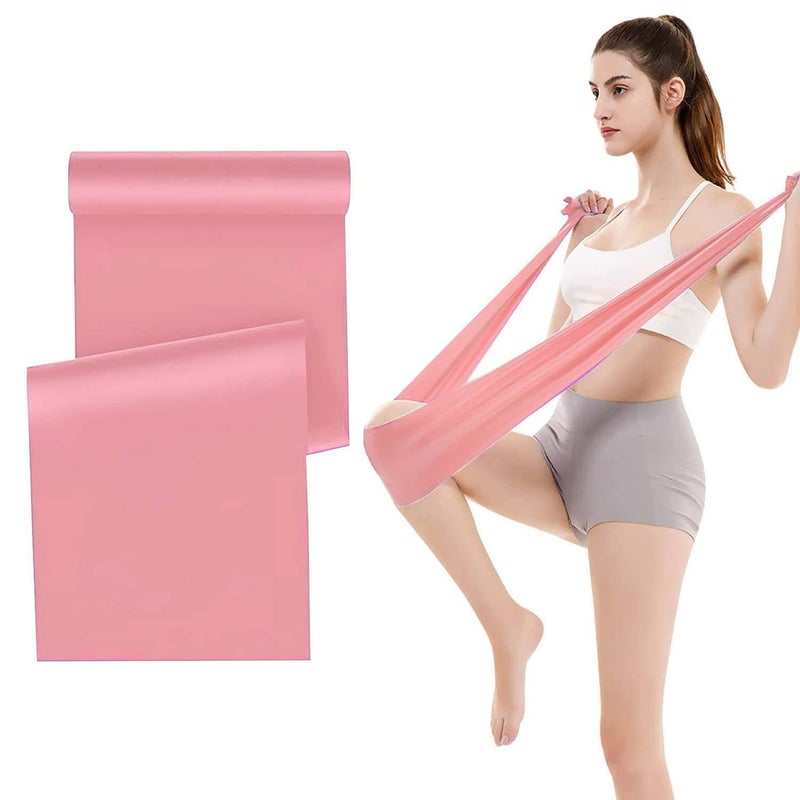 Physiogears Resistance Band - 1.5 Meters Therapy Band - Exercise Band for Gym, Workout, Yoga, Physical Therapy, Home Exercise Training for Women & Men (Pink) - Image 1