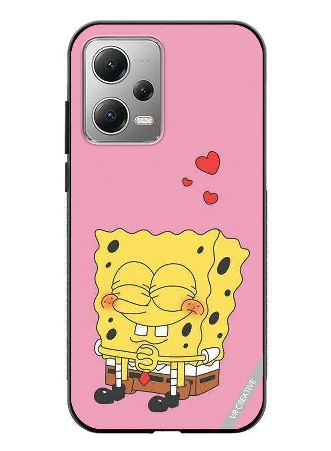 VR CREATIVE Protective Case Cover For Xiaomi Redmi Note 12 Spongebob Design Multicolour - Image 1
