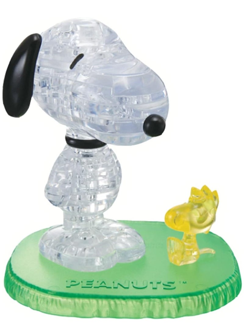 BePuzzled | Peanuts Snoopy and Woodstock Original 3D Crystal Puzzle, Ages 12 and Up - Image 2