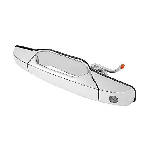 Gledewen Exterior Chrome Door Handle Front Left Driver Side | Replacement for 2007-2013 Chevy Silverado Suburban Tahoe Avalanche GMC Sierra Yukon Cadillac Escalade | Replaces# 20828258, 22738721, 25960525 - Image 1