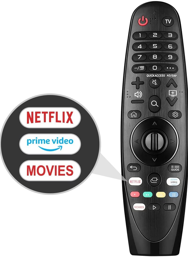 Universal Remote Control for LG Smart TV – Compatible with All LG TV Models (No Voice Function, No Pointer Function) – Battery Included