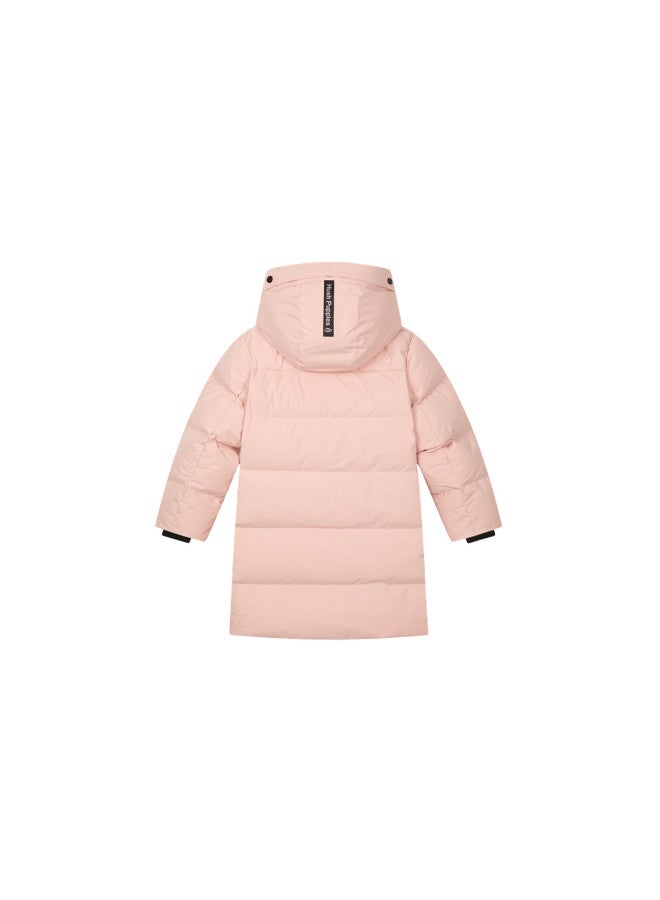 Hush Puppies Cold-resistant And Warm-locking Thickened Down Jacket Outdoor Moisture Permeable Winter Long Down Jacket Men's Women's Children's Middle And Large Children's School Uniform Magic - Image 3