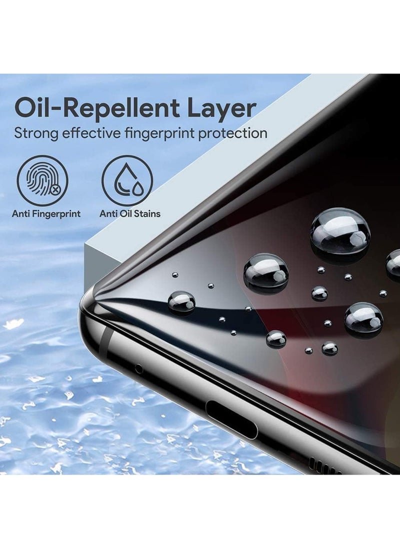 SNBFA 3 PCS Samsung Galaxy S23 Ultra Privacy Screen Protector,28°Privacy Protector,9H Tempered Glass Film Easy Installation Anti-Scratch Film  - Image 4