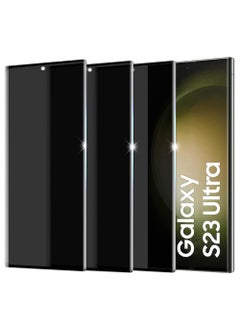 SNBFA 3 PCS Samsung Galaxy S23 Ultra Privacy Screen Protector,28°Privacy Protector,9H Tempered Glass Film Easy Installation Anti-Scratch Film  - Image 1