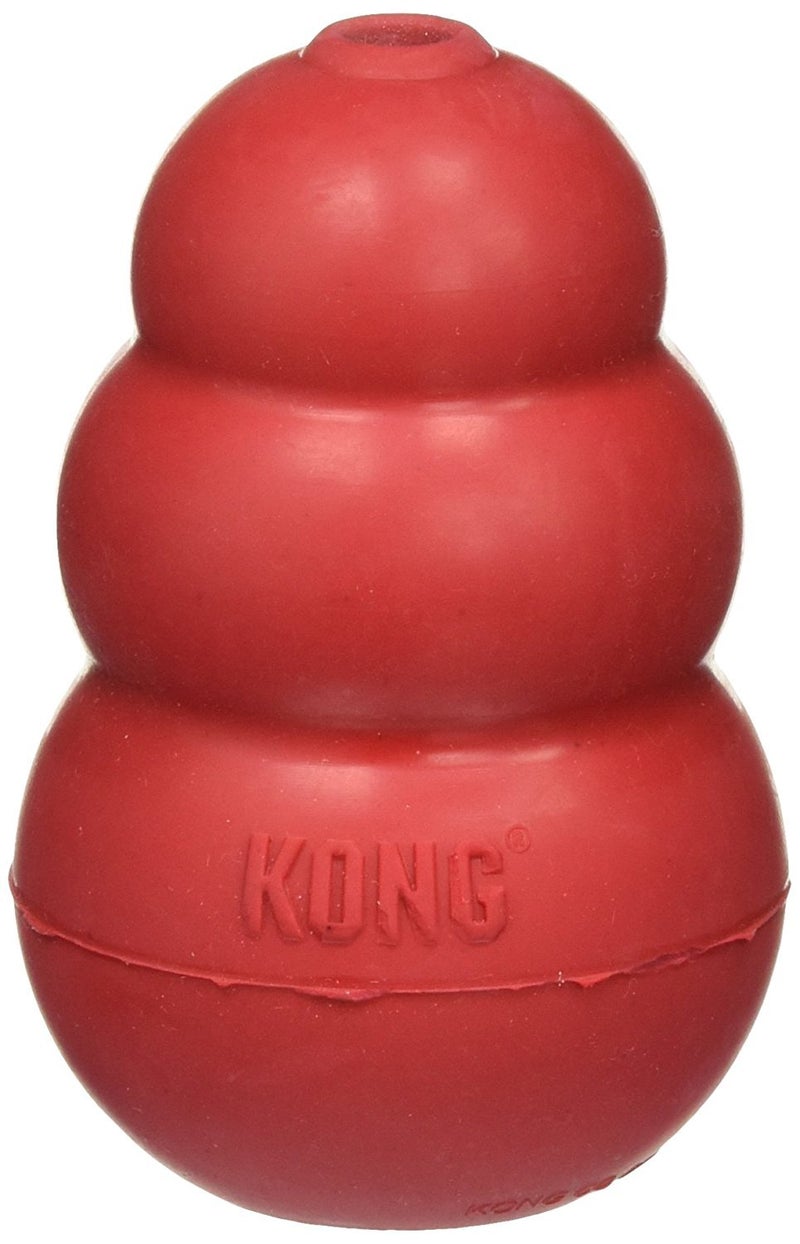 KONG Classic Medium Dog Toy Red Medium Pack of 2 - Image 1