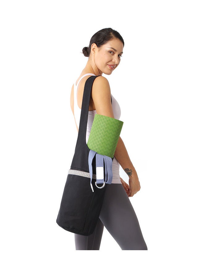 NIBEMINENT Yoga Mat Bag Canvas Shoulder Bags Vintage Printed Zipper Pocket 25.00*3.00*24.00cm  - Image 4