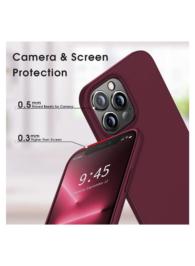 ELTRAZONE Silicone Protective Case Compatible with iPhone 14 Pro Soft Liquid Gel Rubber Cover Shockproof Bumper Anti-Scratch Anti-Fingerprint Anti-Drop Slim Cover for iPhone (for iPhone 14 Pro) - Image 2