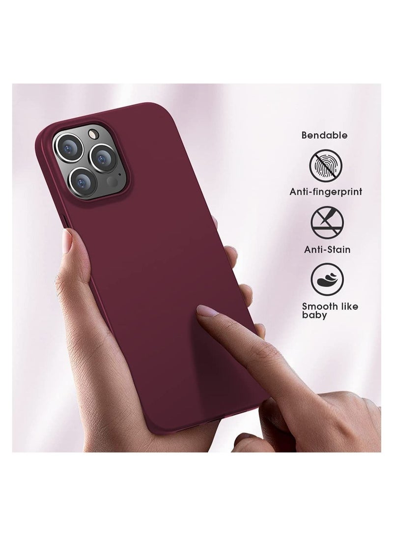 ELTRAZONE Silicone Protective Case Compatible with iPhone 14 Pro Soft Liquid Gel Rubber Cover Shockproof Bumper Anti-Scratch Anti-Fingerprint Anti-Drop Slim Cover for iPhone (for iPhone 14 Pro) - Image 4
