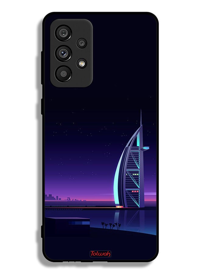 Tolwak Samsung Galaxy A73 5G Protective Case Cover Burj Arab Digital Art - Image 1