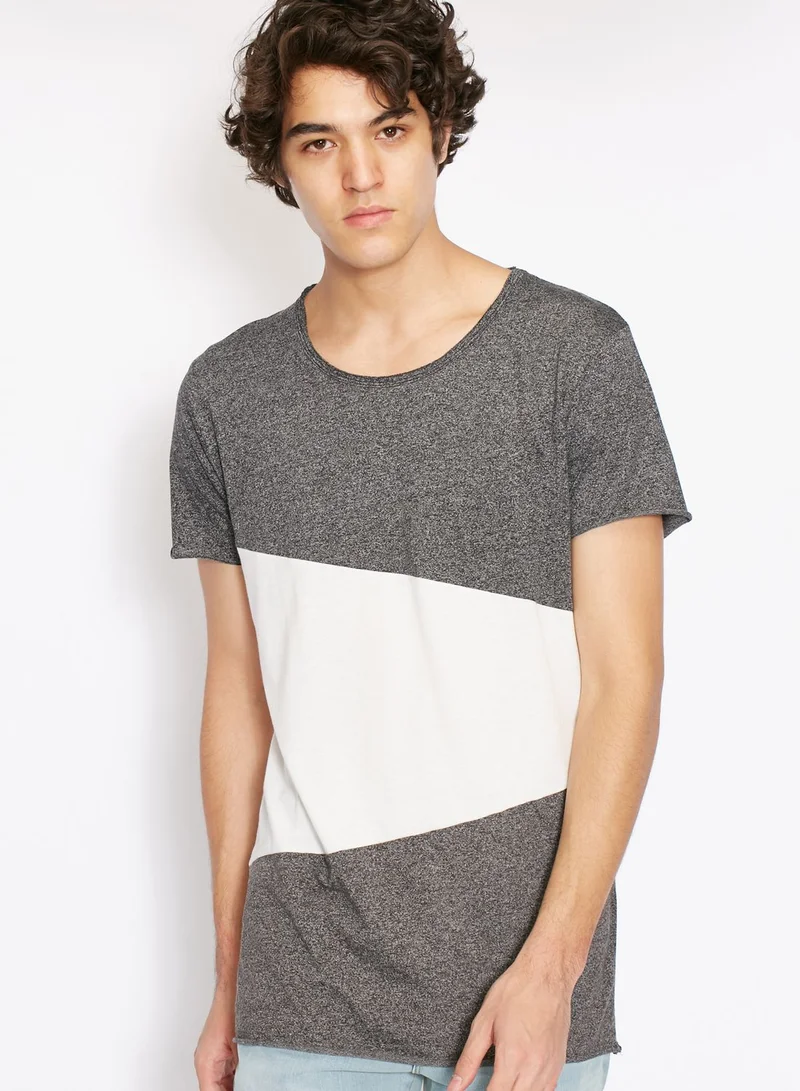 Shine Cut & Sew Asymmetric T-Shirt