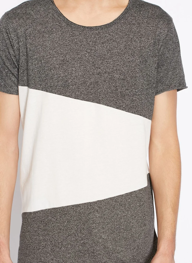 Shine Cut & Sew Asymmetric T-Shirt