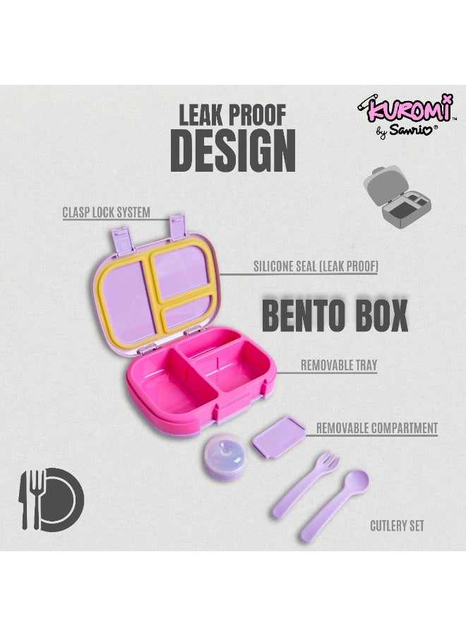 Sanrio Kuromi Cherry Cookie 3-In-1 Smash Lunch Bag, Water Bottle And Lunch Box Set - Image 4