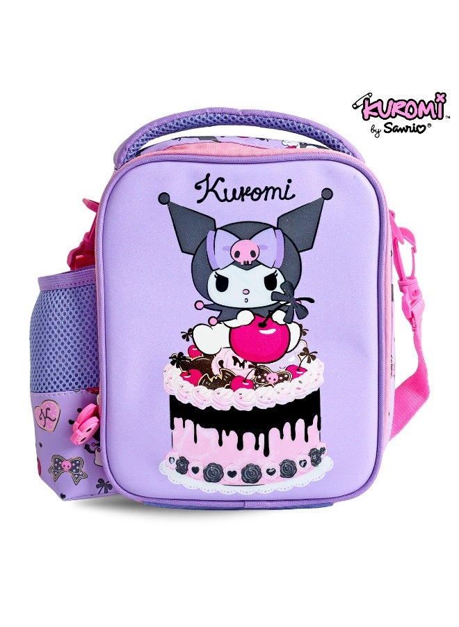 Sanrio Kuromi Cherry Cookie 3-In-1 Smash Lunch Bag, Water Bottle And Lunch Box Set - Image 2
