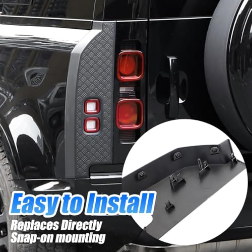 EVGoXMods Tail Light Cover Anti-Scratch Guard Compatible with Land Rover Defender 90 110 130 2025 2024 2023 2022 2021, Body Armor Protector Trim Accessories - Image 5