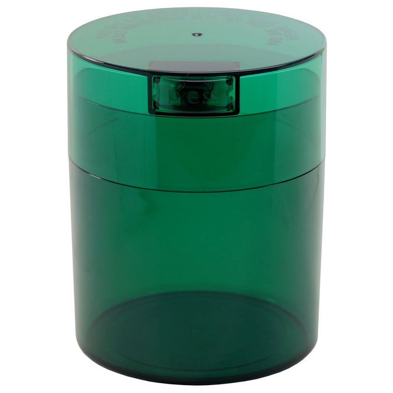 Coffeevac 1/2 lb - The Ultimate Vacuum Sealed Coffee Container, Green Tint Cap & Body - Image 5
