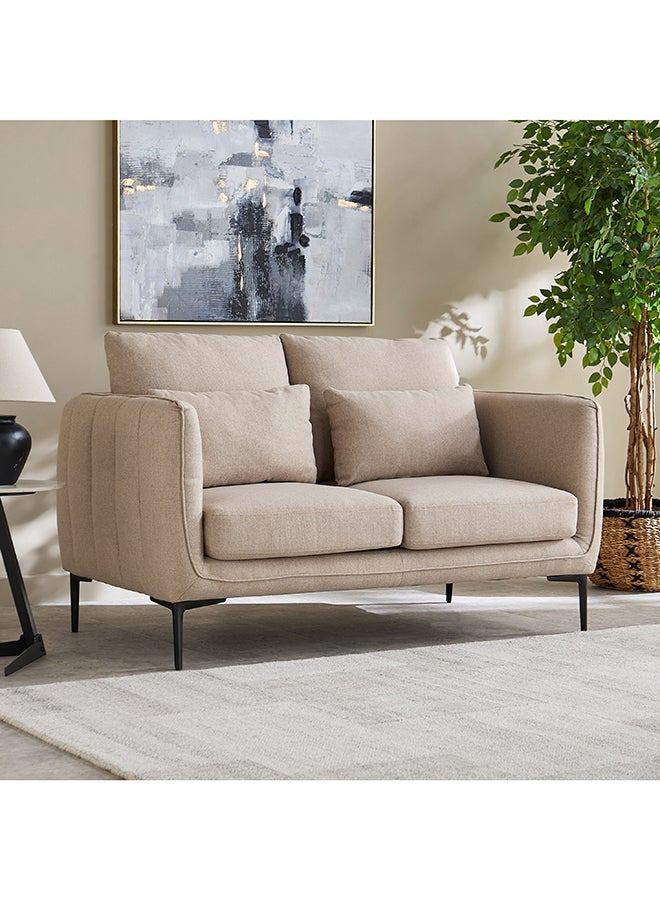 Home Box Stefan 2-Seater Fabric Sofa with 2 Cushions - Image 1