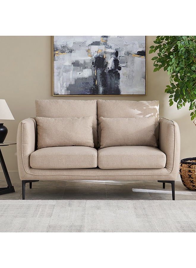 Home Box Stefan 2-Seater Fabric Sofa with 2 Cushions - Image 2