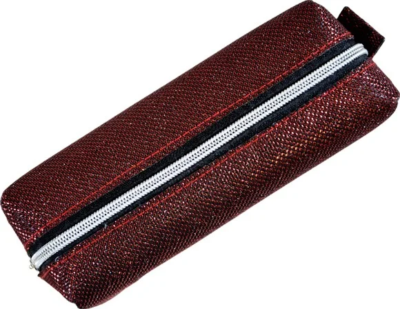 Yuga Makeup Bag Glitter Patterned Claret Red