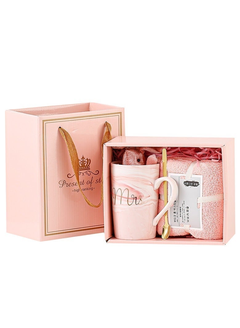 Neox Birthday Gift for Girls Woman,Gifts Set for Ladies and Girls  Gift Basket for Mother's Day & Eid Gift Basket for Girls,Sister,Mom,Wife,Girlfriend and Friends ,Pink Luxury Gift Box for Mother , Women's Gift Set for Ramadan - Image 5