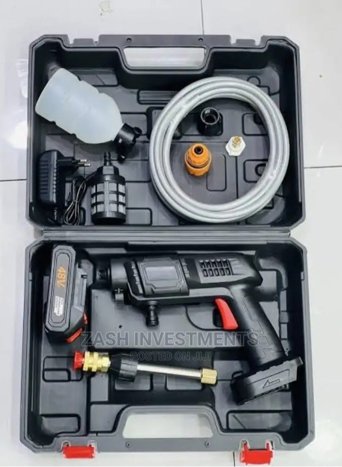 Total Cleaning Flexibility Cordless Portable Pressure Washer for Car Wash and Glass Cleaning from Any Water Source - Image 1