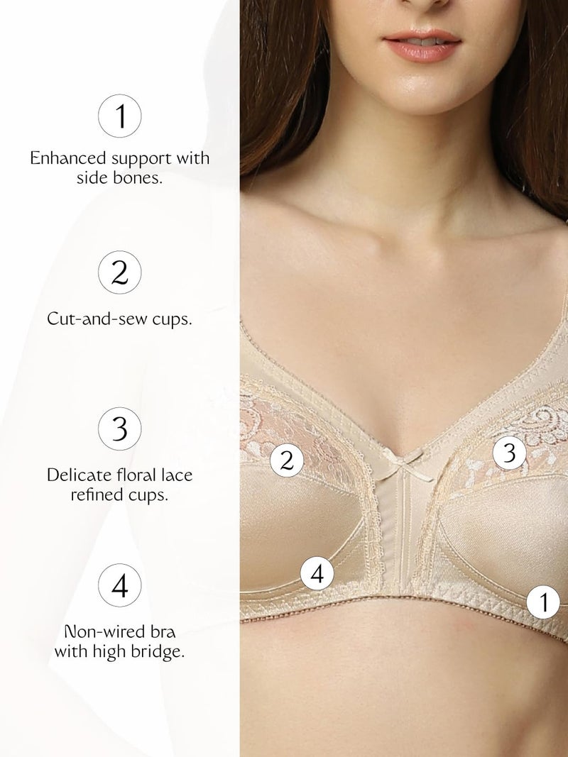 Triumph International Women's Claudette Wireless | Non Padded | Full-Coverage Bra - Image 4