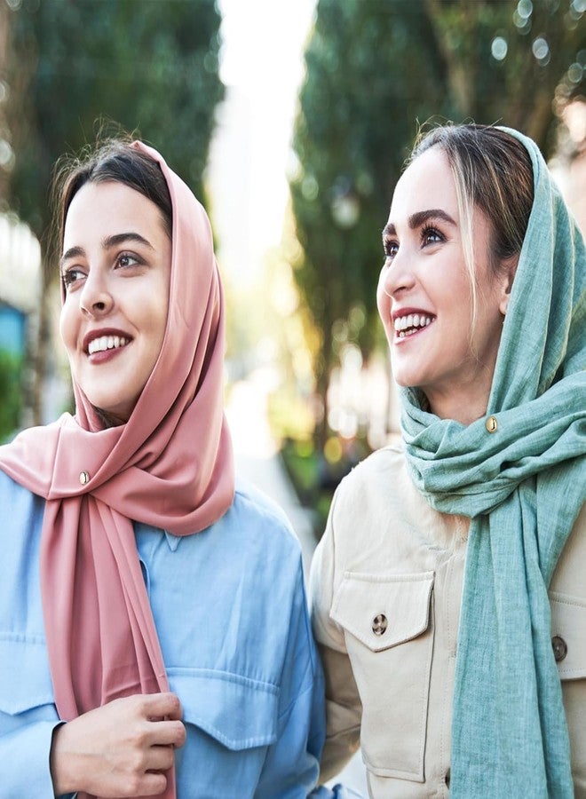 VALUEVIBES دبابيس حجاب مغناطيسية - قوية، مضادة للحساسية، وأنيقة، مجموعة إكسسوارات مثالية لتثبيت الأوشحة والشالات (مجموعة من 12 قطعة، متعددة الألوان) - Image 5