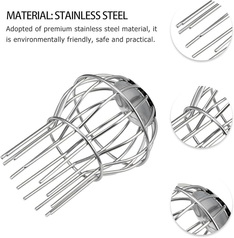 غطاء مصرف سقف من الفولاذ المقاوم للصدأ، شبكة فلتر أوراق لتصريف المياه في الشرفة والحديقة والمناطق الخارجية - Image 5