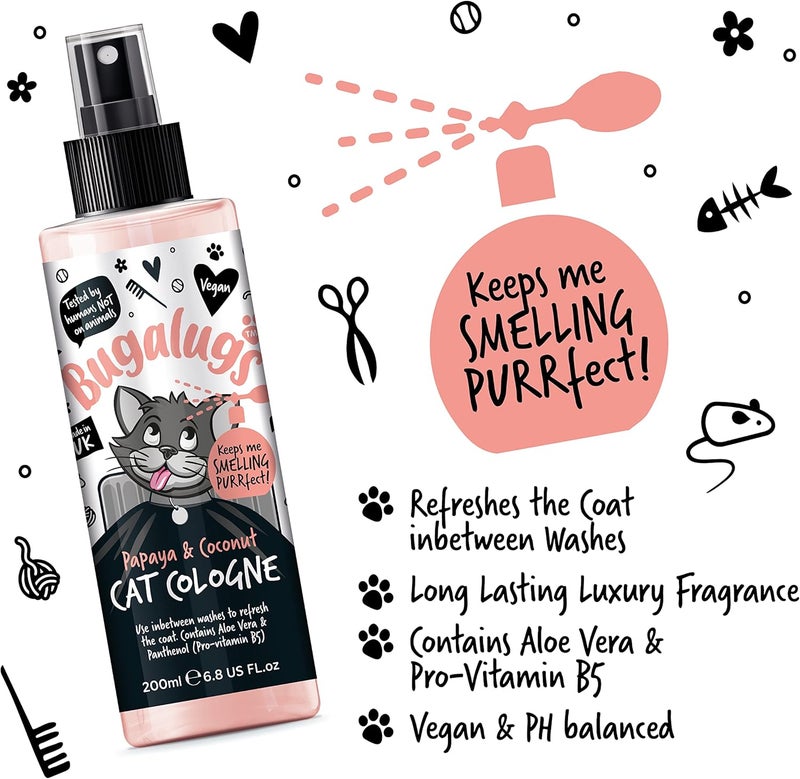 Bugalugs Papaya & Coconut Cat Cologne - 200ML - Image 3