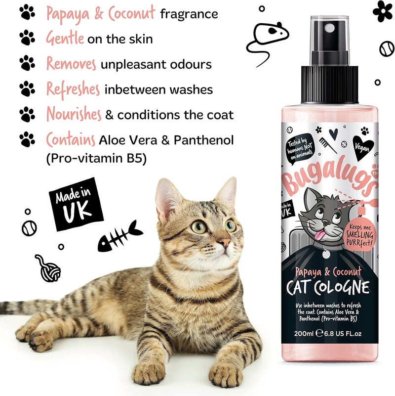 Bugalugs Papaya & Coconut Cat Cologne - 200ML - Image 2