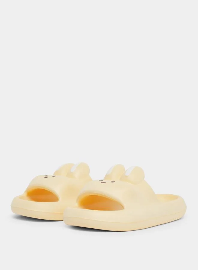 Take Two Solid Cute Rabbit Anti-Slip Bathroom Slippers