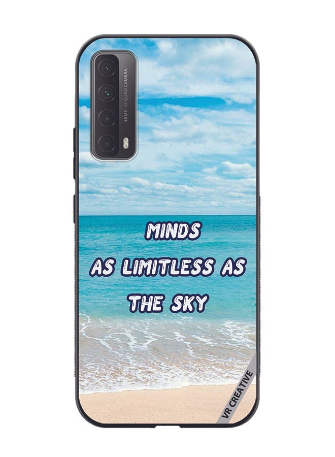 VR CREATIVE Protective Case Cover For Huawei Y7a Sky Caption Design Multicolour - Image 1