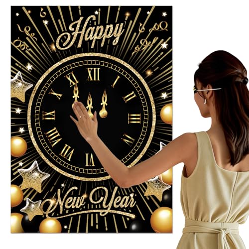 WEEPA New Years Eve Game 2026 Happy New Years Eve Countdown Clock Games Party Decorations Supplies - Image 1
