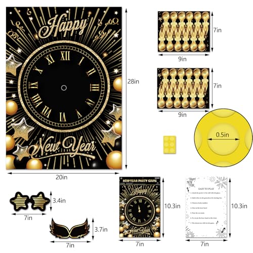 WEEPA New Years Eve Game 2026 Happy New Years Eve Countdown Clock Games Party Decorations Supplies - Image 5