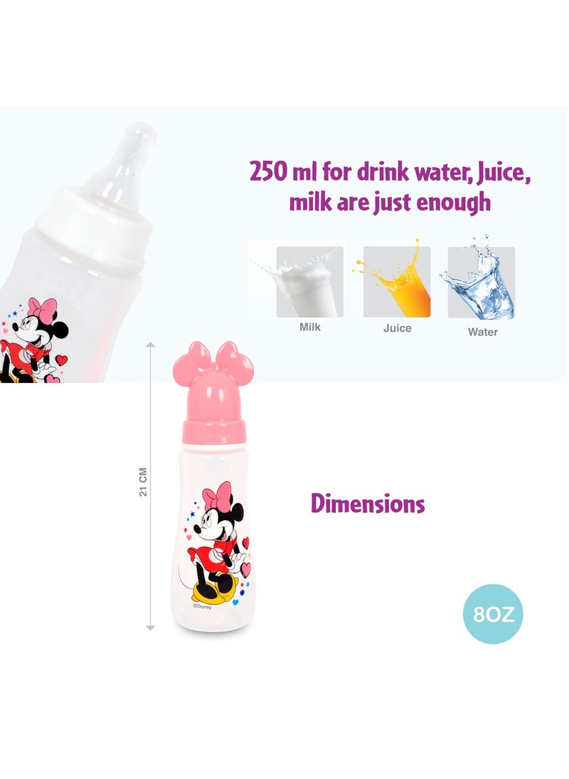 Disney Minnie Mouse Baby Feeding Bottle 3 Months  250Ml 80Z  - Image 3