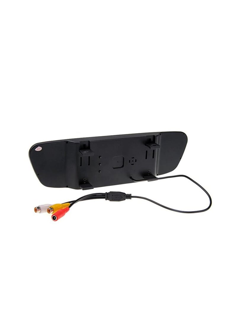 SPIDER - New Spider Plus Car Rear View Mirror Digital TFT LCD Color Monitor DVR - 4.3" PAL/NTSC Compatible, Auto  When Reversing-PD-439B - Image 1
