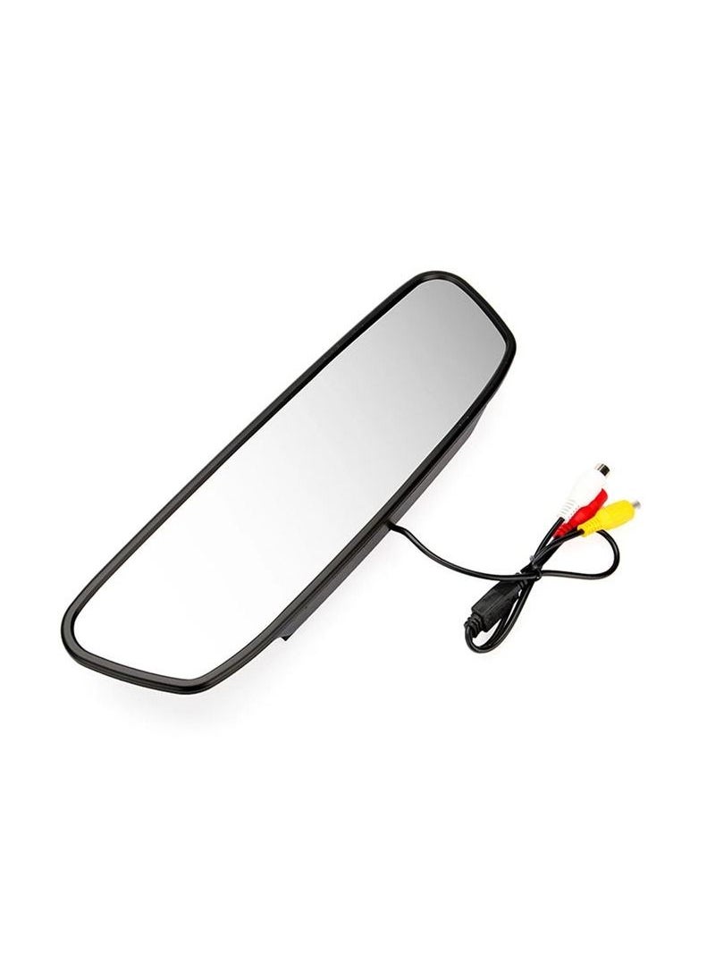 SPIDER - New Spider Plus Car Rear View Mirror Digital TFT LCD Color Monitor DVR - 4.3" PAL/NTSC Compatible, Auto  When Reversing-PD-439B - Image 1
