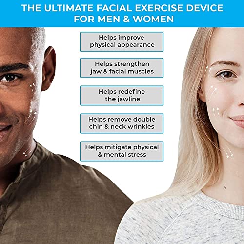LONGMIRE Jawline Exerciser Face and Neck Men & Women, Double Chin Reducer for Women Face Fat Jaw Liner Tools for Men - Image 3