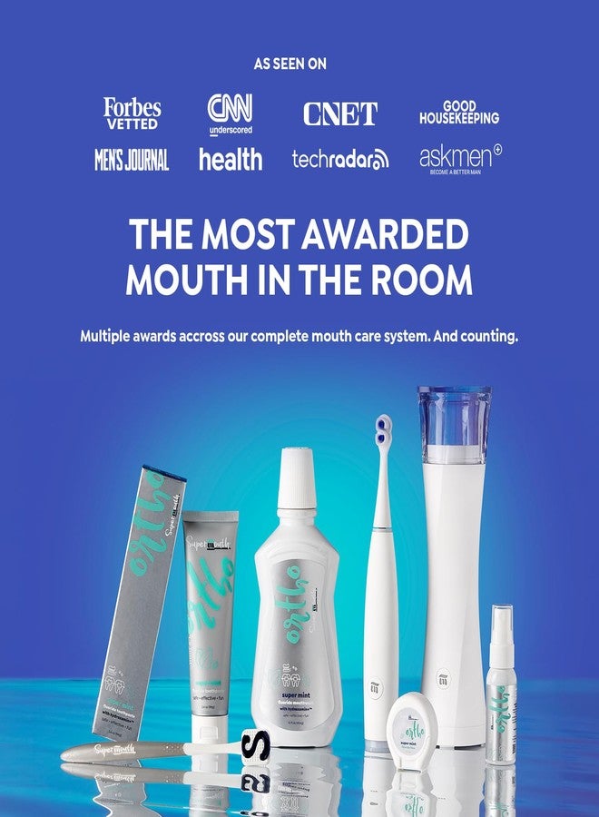 SuperMouth® Ortho Tongue Scraper for Teens & Adults – Patented Triple Action Brush, Scrubber & Scraper Removes Bad Breath & Odor-Causing Buildup From Tongue, Gentle Oral Care with Braces & Aligners - Image 5