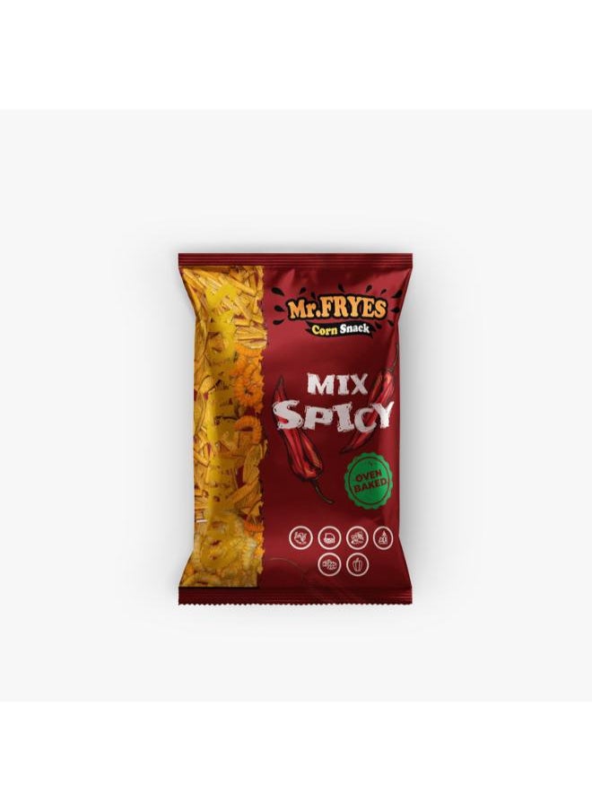Mr Fryes Corn Snack With Mix Spicy Flavour- 400 Gram 