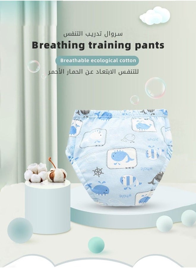 Beauenty Piece Potty Training Underwear, 6 Layers Breathable Cotton Absorbent Trainer Pants for Toddler Baby Boys Girls Waterproof  - Image 2