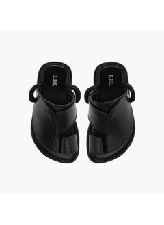 LBL by Shoexpress Boys Textured Slip-On Arabic Sandals  - Image 1